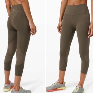 Lululemon Pace Rival High Rise Crop 22” Leggings Size 2